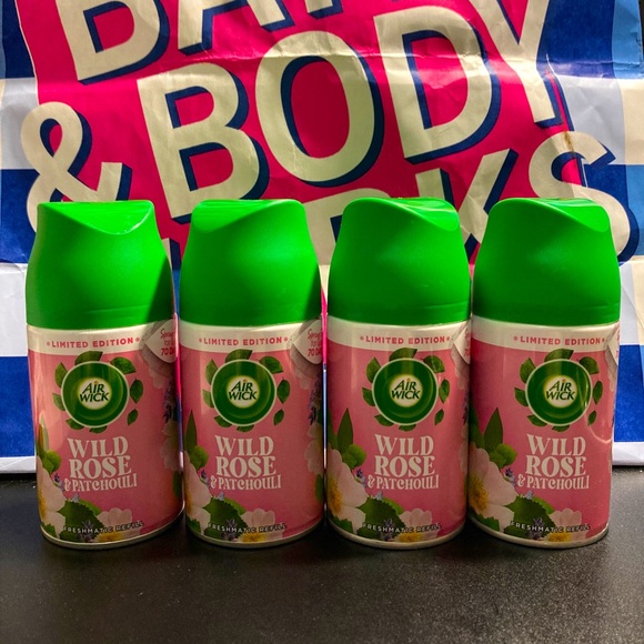 Other 4 X Air Wick Freshmatic Air Freshener Refill Wild Rose